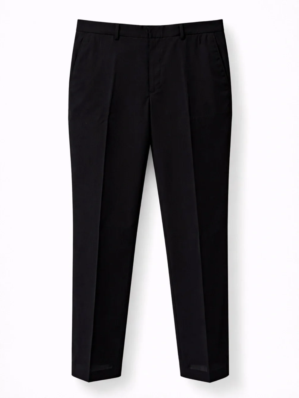 Club Monaco Black Wool Suit 40R/32 Slim Fit 2-Piece Classic